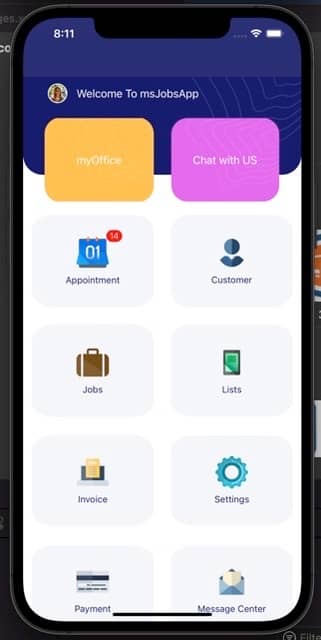 XinatorCEC Field App Main Dashboard