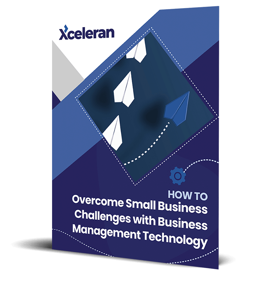 xceleran ebook cover image If you’re a small business owner/operator juggling too many daily tasks, it’s time to consider business management technology. The right solution will not soak up your time and it *will* give you scalability, profitability, and greater efficiency. Learn more in this eBook.